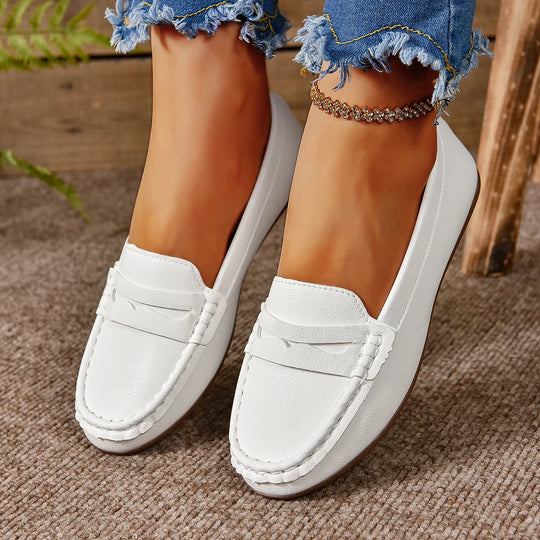 Shallow Loafers Damen Casual Wohnungen