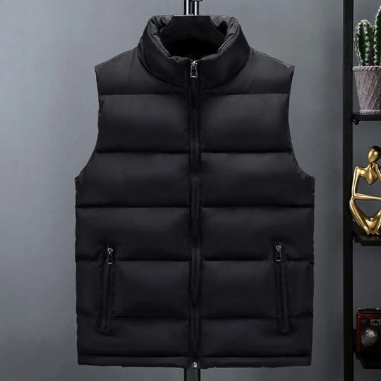 Heated padded vest for winter 