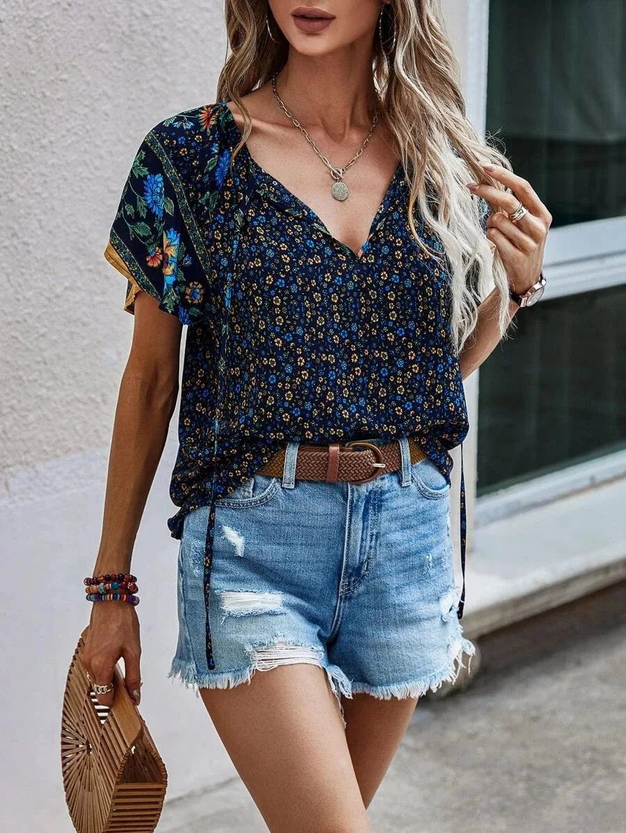 Summer Boho Blouse for Women