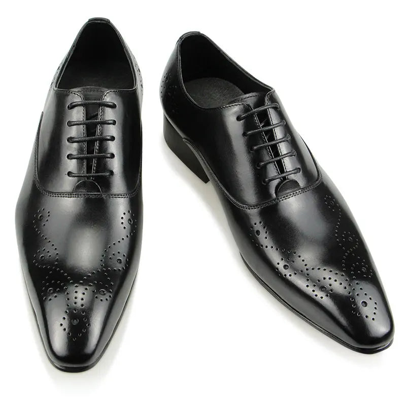 Black Dress Shoes Oxfords for Men 