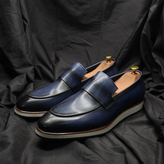 Luxe Leather Penny Loafers 