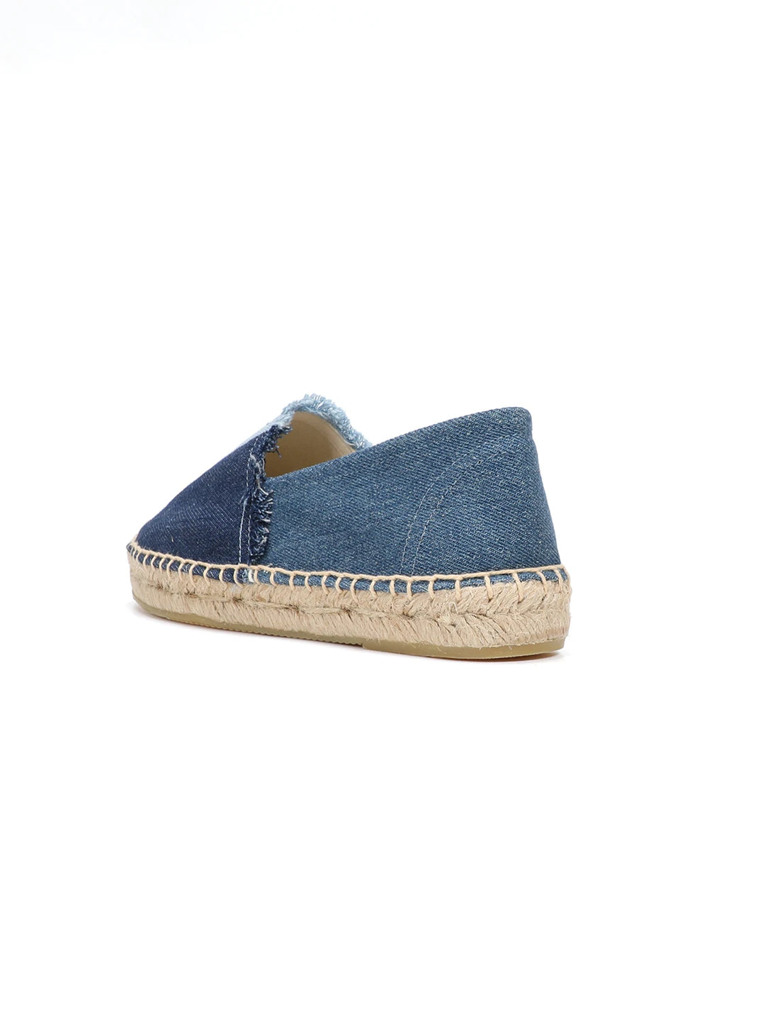 Espadrilles aus Denim-Patchwork