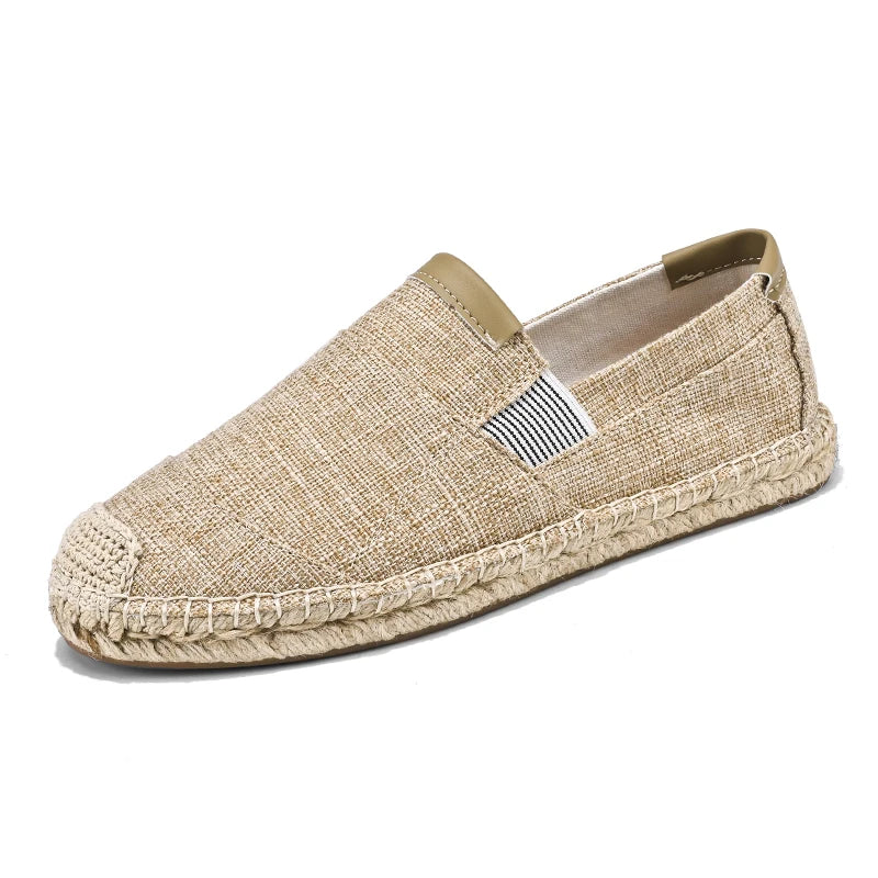 Handgefertigte gewebte Espadrilles