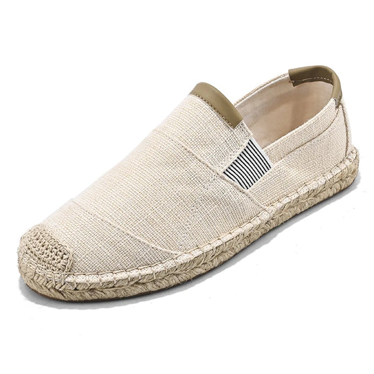 Handgefertigte gewebte Espadrilles