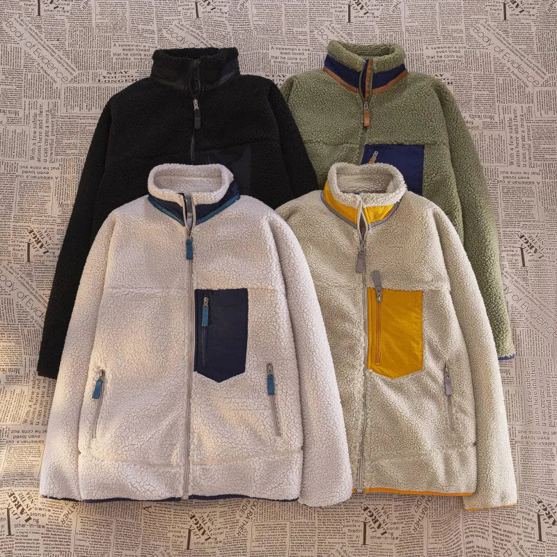 outdoor lamb fleece sweater