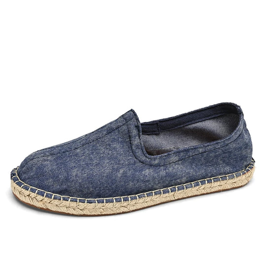 Handgefertigte gewebte Espadrilles