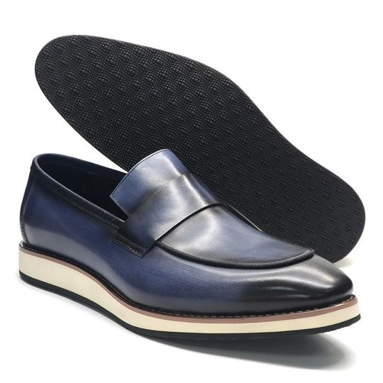 Luxe Leather Penny Loafers 