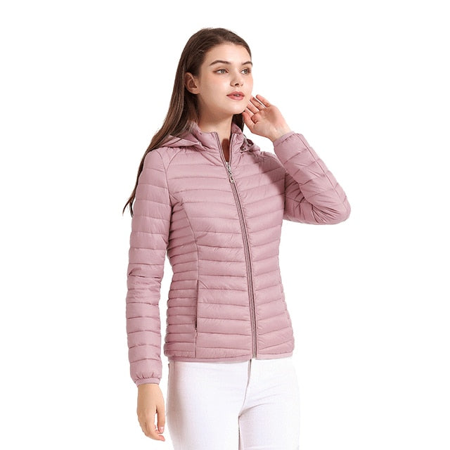 Ultraleichte wattierte Jacke für Frauen