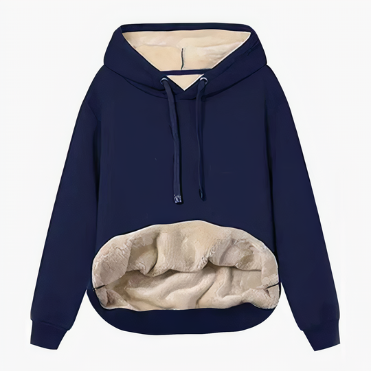 Damen-Kapuzenpullover mit Fleece-Linie