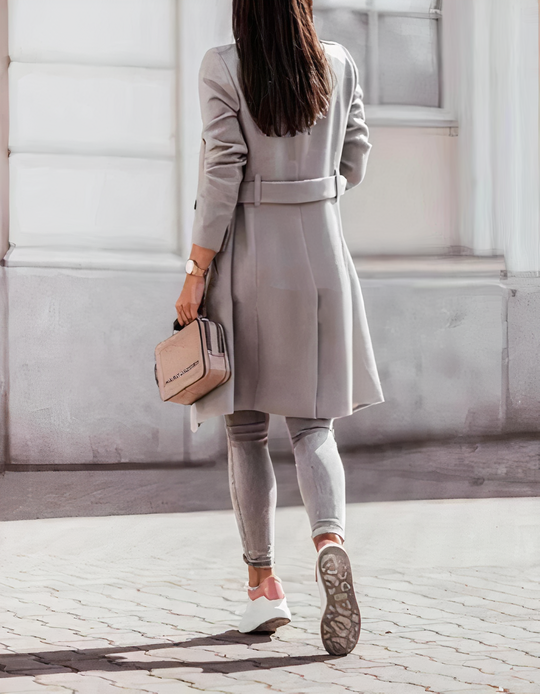 Damen Trenchcoat mit Gürtel