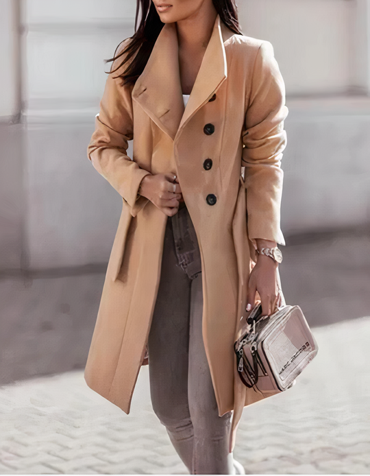 Damen Trenchcoat mit Gürtel