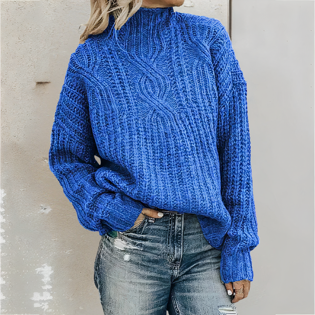 Gemütlicher Strickpullover für Frauen