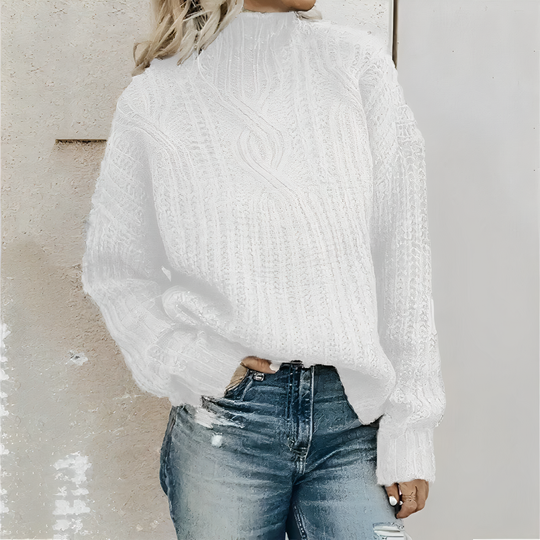 Gemütlicher Strickpullover für Frauen