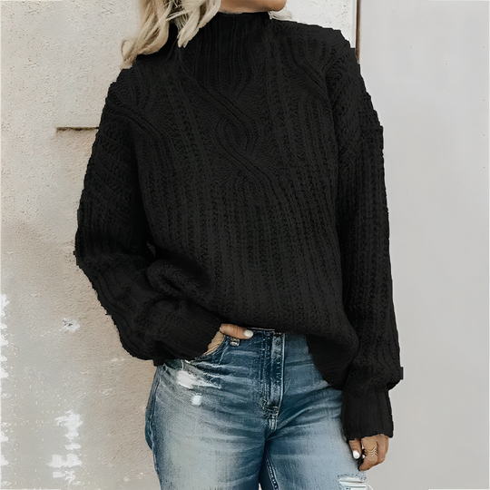 Gemütlicher Strickpullover für Frauen