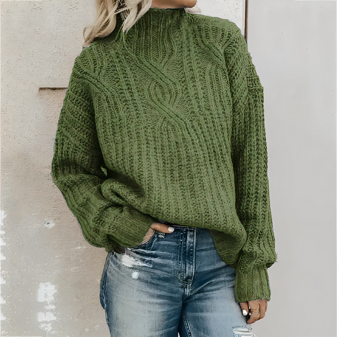 Gemütlicher Strickpullover für Frauen