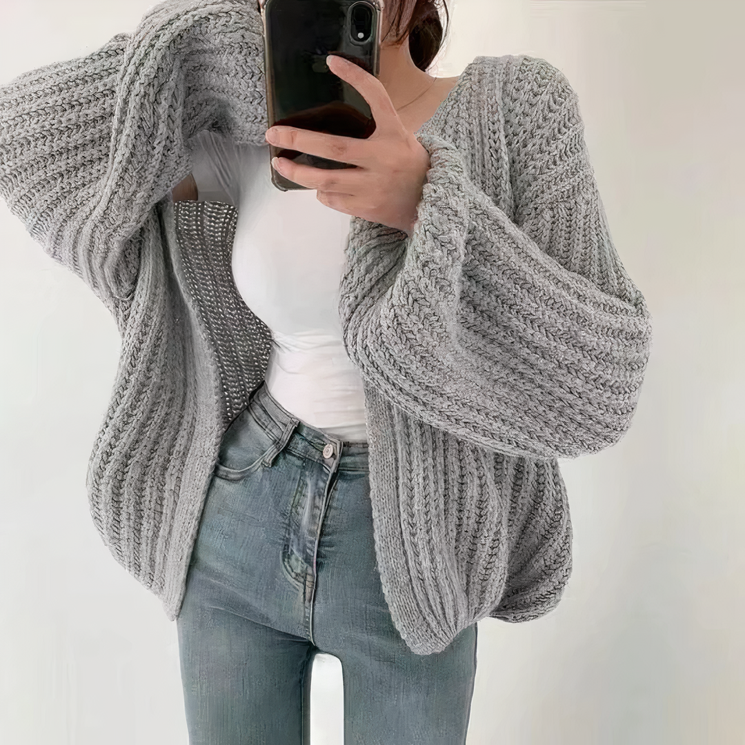 Strickjacke im Vintage-Stil für Frauen