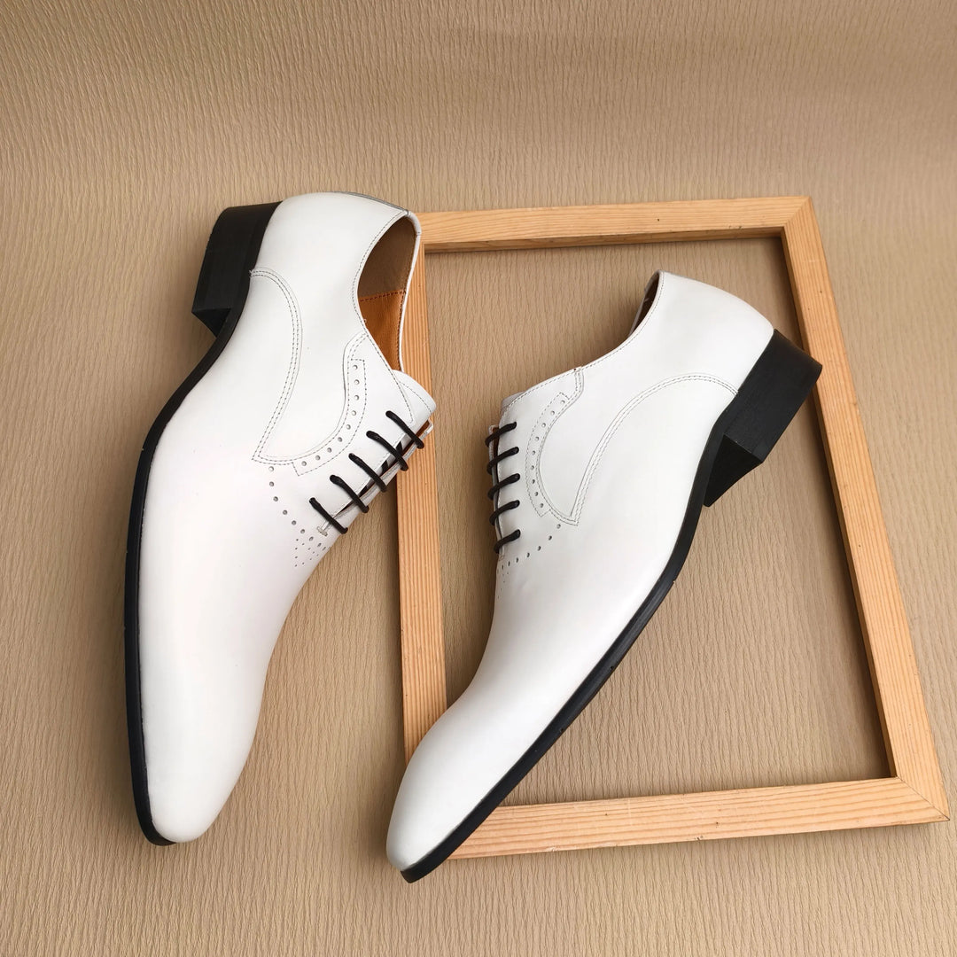 White Wedding Oxford Brogues 