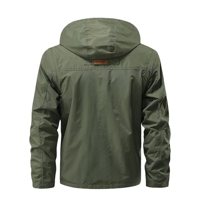 Breathable Cargo Jacket for Men