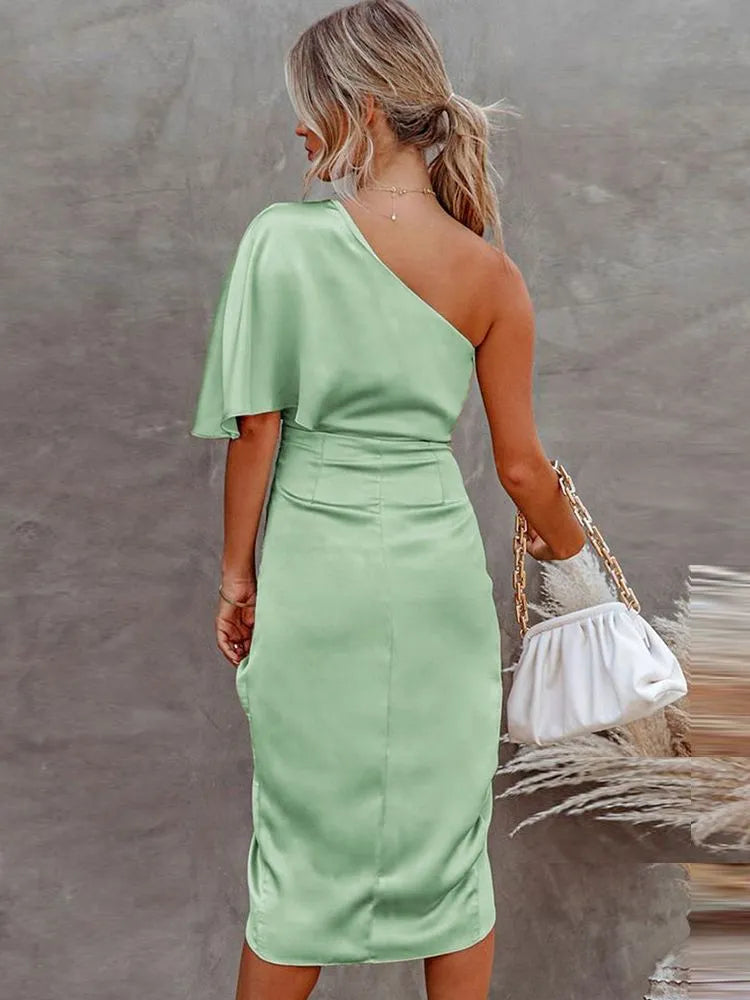 Elegant silk dress for women