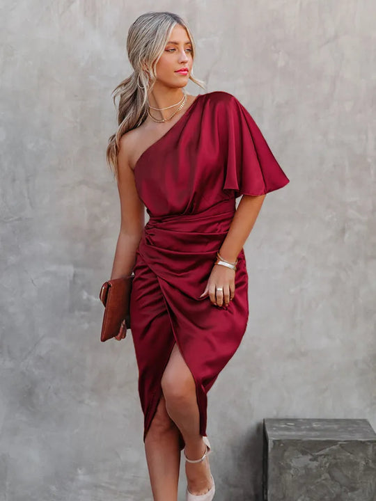 Elegant silk dress for women