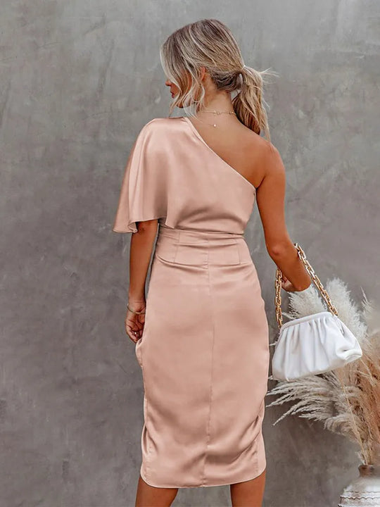 Elegant silk dress for women