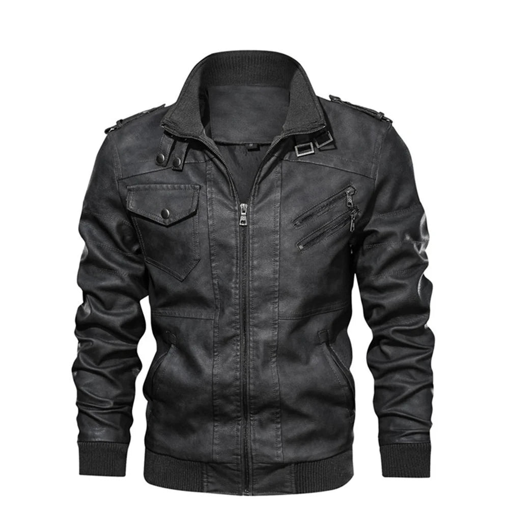 Herbst Casual Biker Jacke