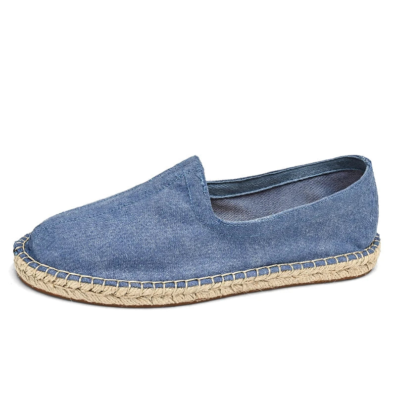 Handgefertigte gewebte Espadrilles