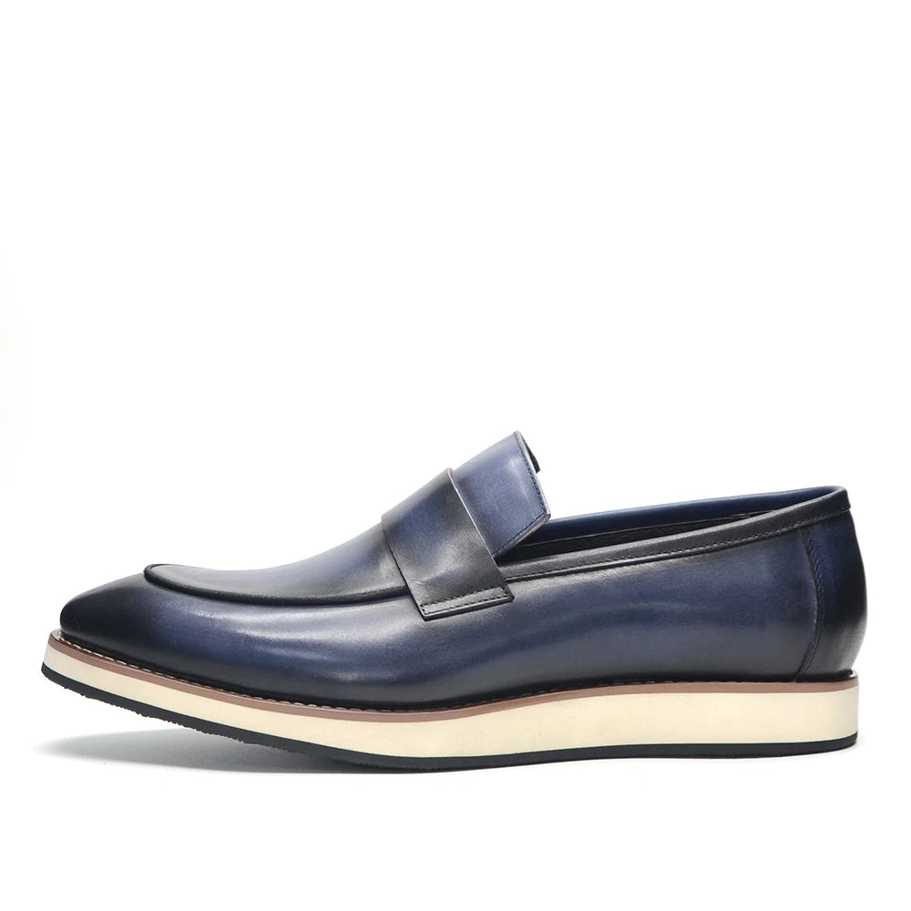 Luxe Leder Penny Loafers