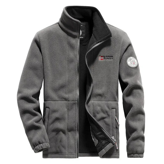 Fleece Jacket with Pockets Thicken Polar 