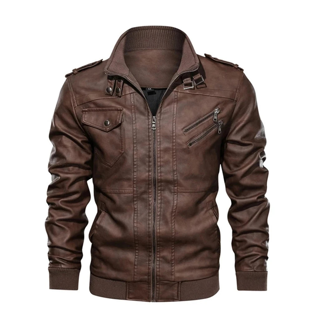 Herbst Casual Biker Jacke