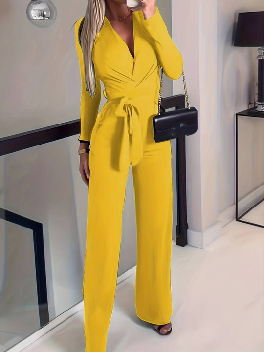 Elegant long-sleeved overall