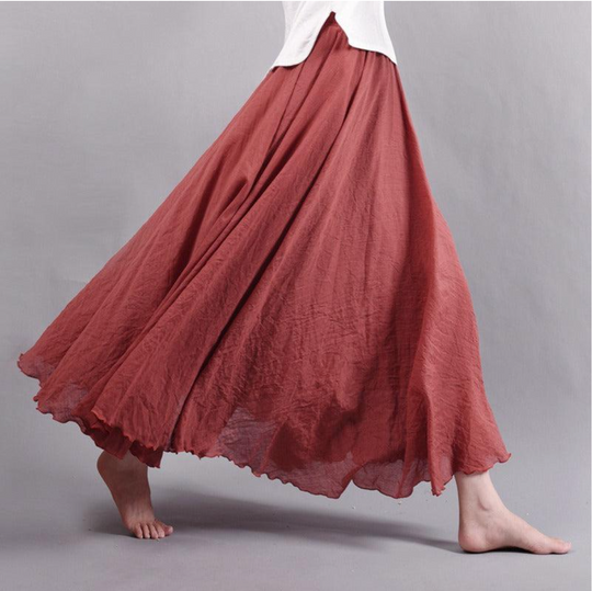 Women's Bohemian Style Maxi Skirt