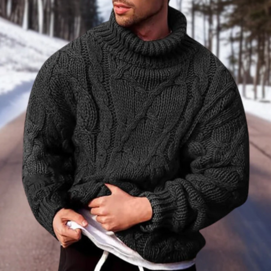 Warm thick sweater for men