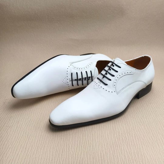 White Wedding Oxford Brogues 