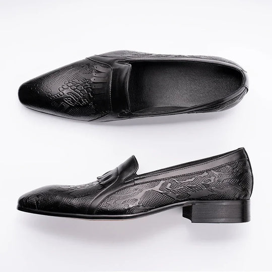 Cowhide business shoes for men 