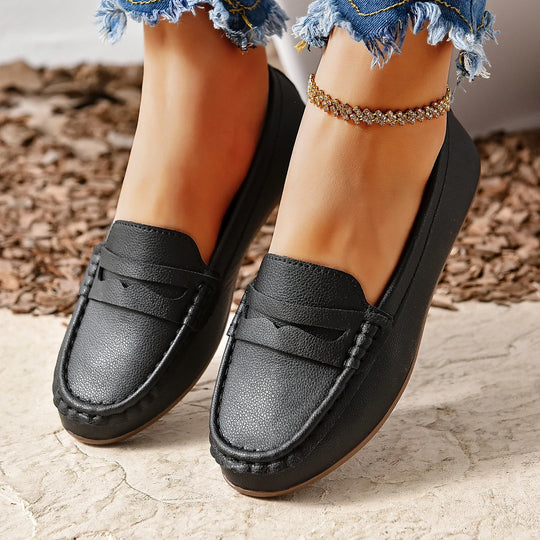 Shallow Loafers Damen Casual Wohnungen