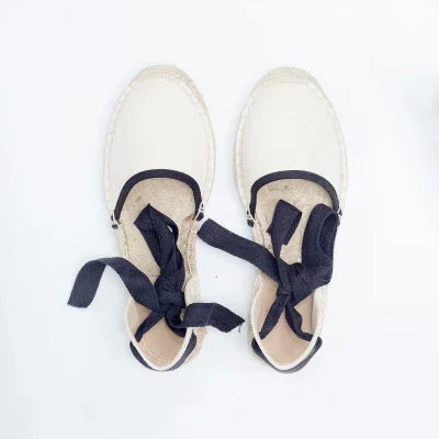 Espadrille-Flats aus Canvas für Frauen