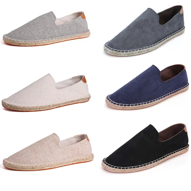 Atmungsaktive Patchwork-Espadrilles