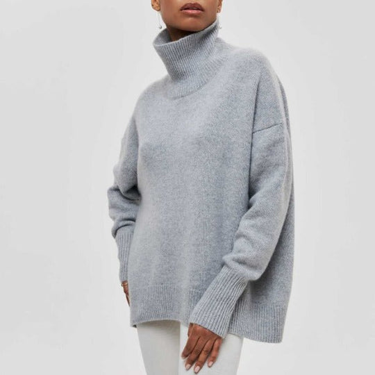 high collar sweater for women