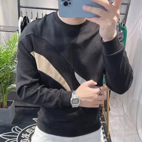 round neck sweater for men