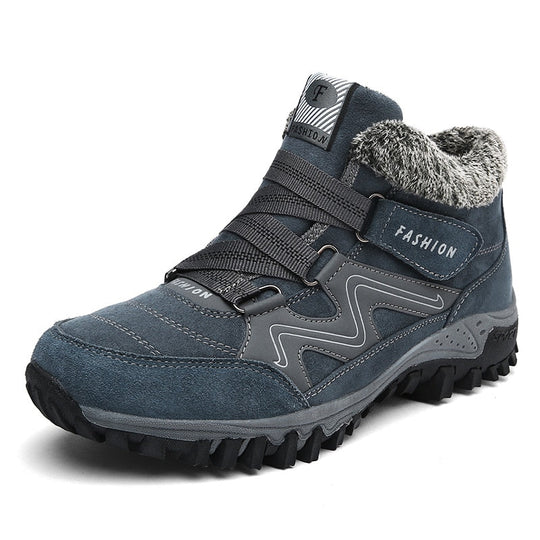 Orthopedic winter shoes made of fleece