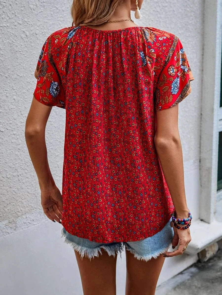 Summer Boho Blouse for Women