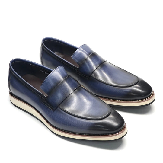 Luxe Leather Penny Loafers 