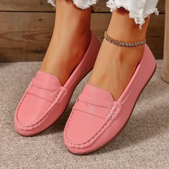 Shallow Loafers Damen Casual Wohnungen