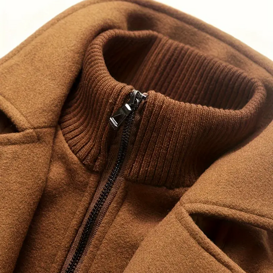 Men's winter jacket in camel