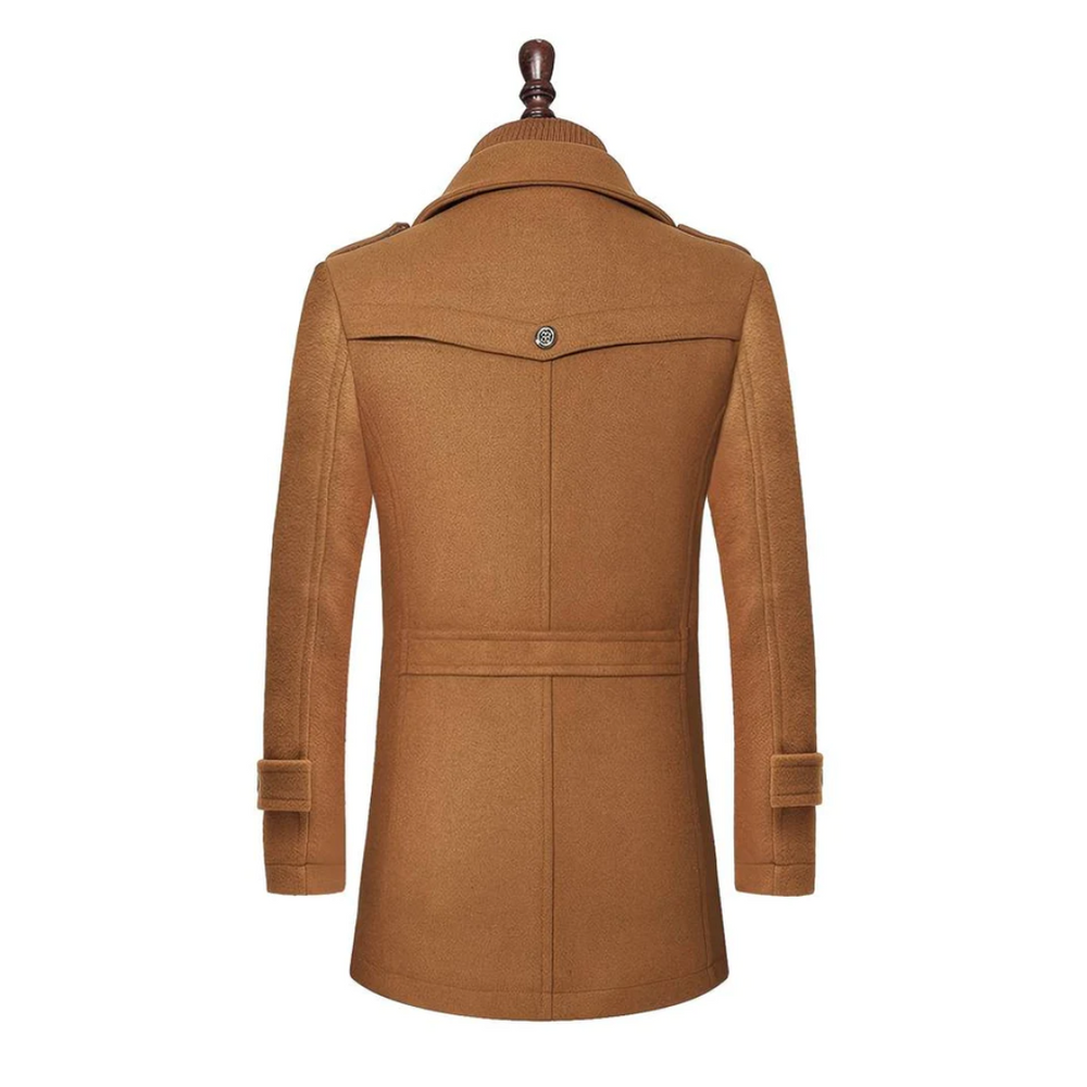 Men's winter jacket in camel