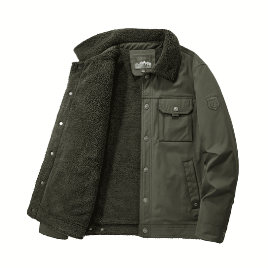 Men's winter jacket in green