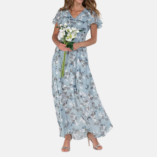 Beautiful floral chiffon dress