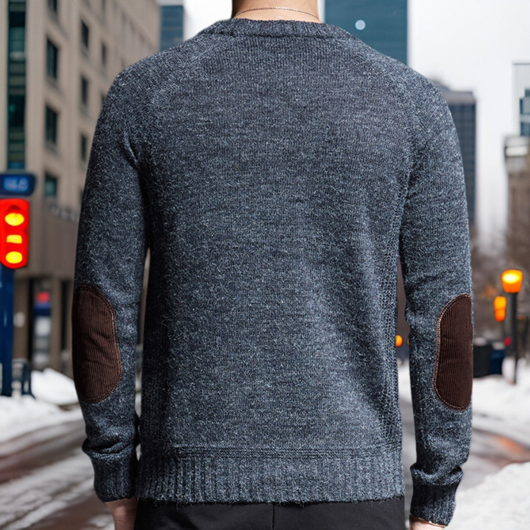 Lässiger Strickpullover für Männer