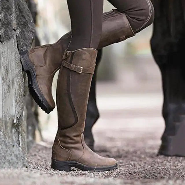 Orthopedic riding boots for women